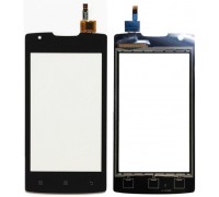 Touch screen (sensor) for Lenovo A1000 IdeaPhone, black